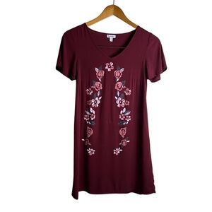 Mini Love Fire Burgundy Floral Dress